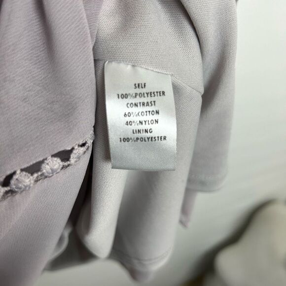 Andree by Unit boho bohemian lavender purple dress size 1X lace - Picture 8 of 13